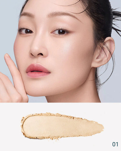 Twin-Lotus Relief Luminous Glow Highlighter